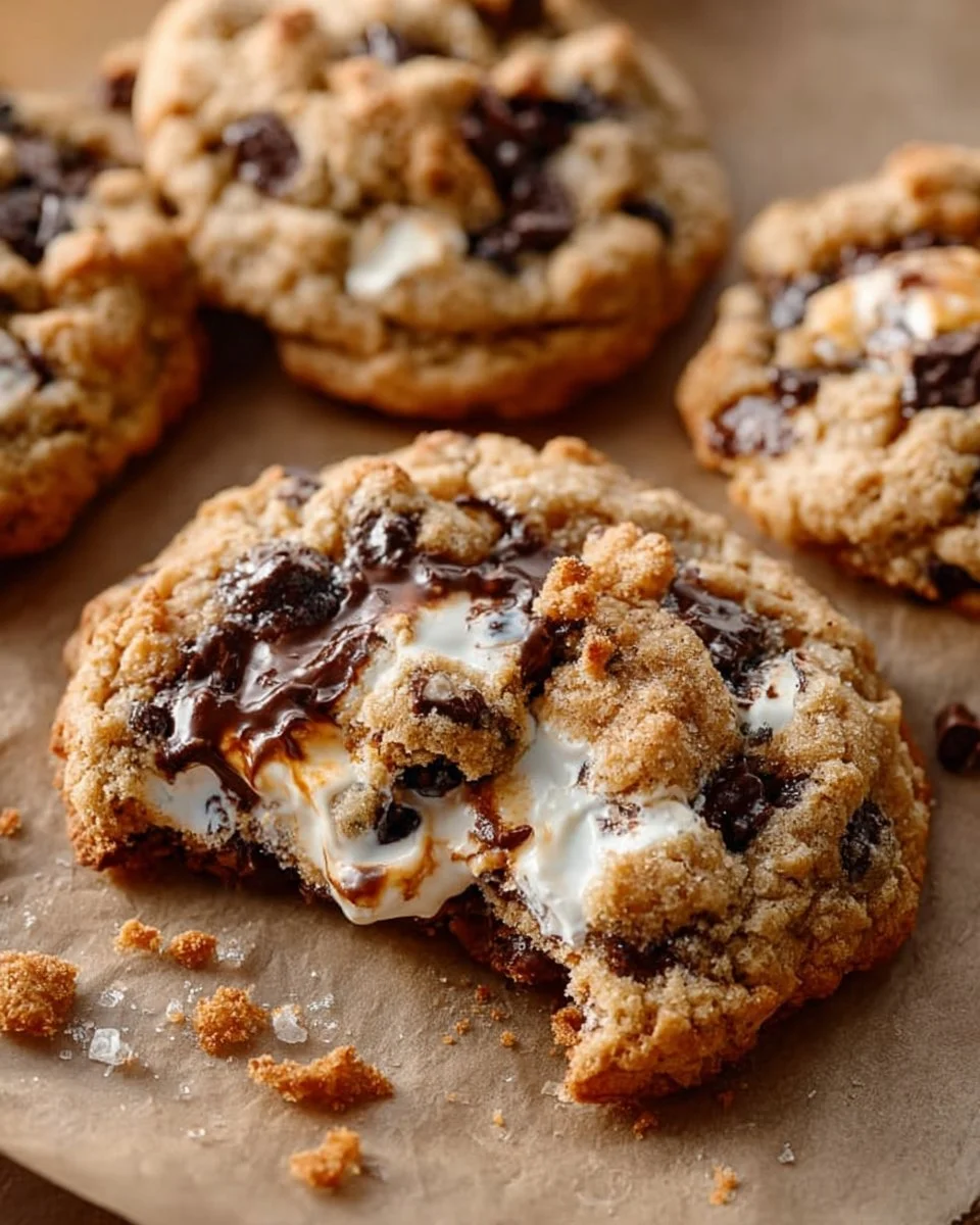 Milk Bar's Cornflake Marshmallow Chocolate Chip Cookies with chocolate chips and marshmallows