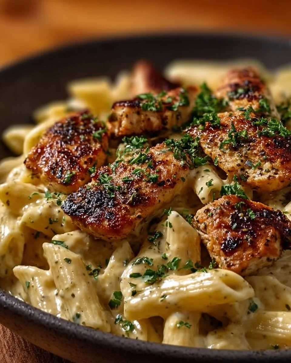 Delicious Cajun Chicken Pasta with creamy sauce and spices