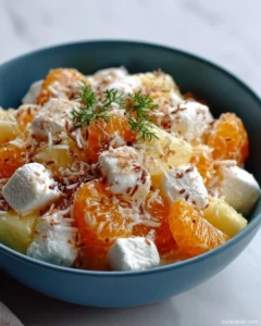 Five-Cup Fruit Salad with a colorful mix of fresh fruits