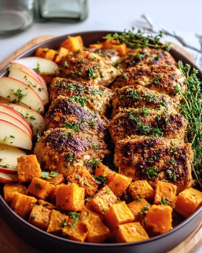 Delicious honey glazed apple slices served on a plate