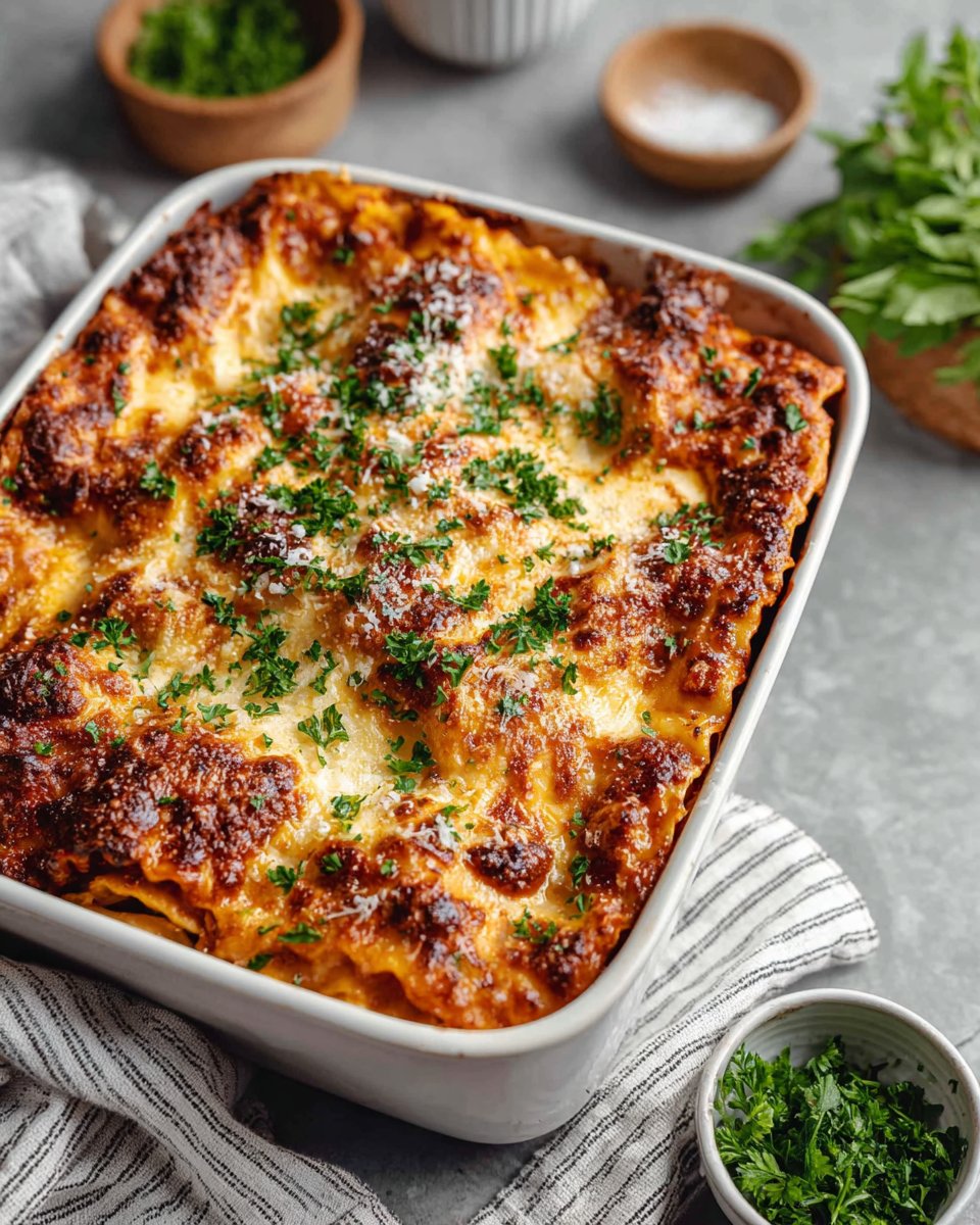 Ultimate Cheese Lasagna Recipe - Dinner, then Dessert