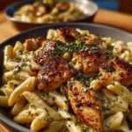 Delicious Cajun Chicken Pasta with vibrant spices and creamy sauce.