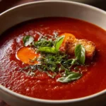 Delicious Slow Cooker Tuscan Chicken served with fresh herbs and sun-dried tomatoes