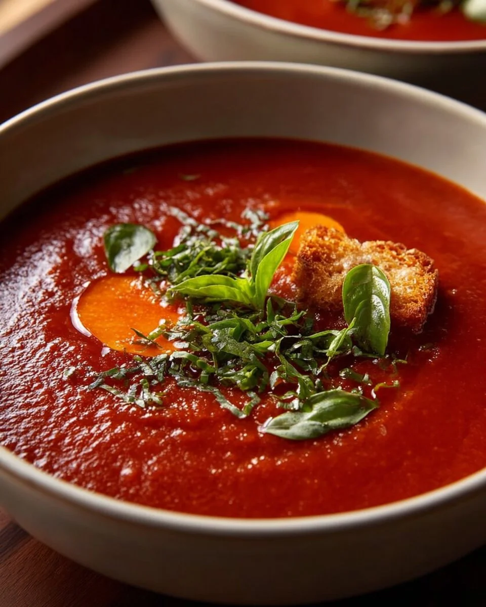 Delicious Slow Cooker Tuscan Chicken served with fresh herbs and sun-dried tomatoes