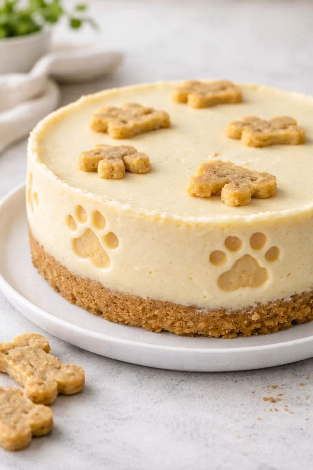 Delicious cheesecake recipe for dogs made with safe ingredients