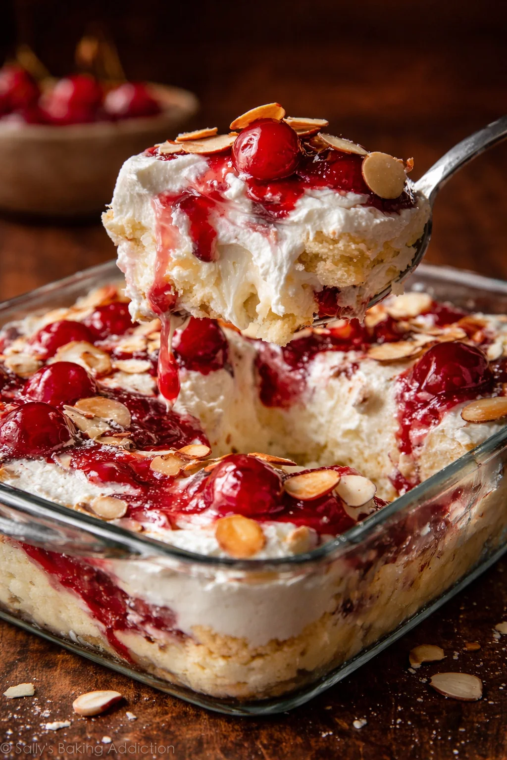 Heaven On Earth Cake with layers of cream, fruit, and cake for a heavenly dessert experience.