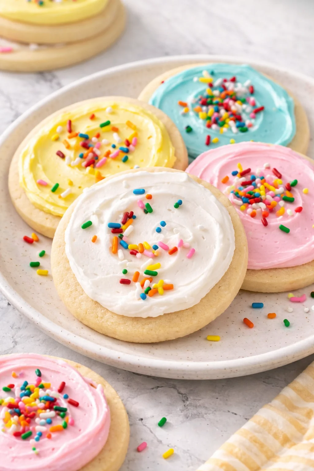 Deliciously frosted sugar cookies ready for any celebration