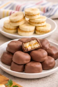 Chocolate Banana Peanut Butter Bites delicious healthy snacks