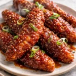 Crispy Korean Fried Chicken served with dipping sauces
