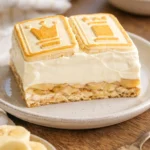 Delicious no-bake banana pudding topped with whipped cream and bananas