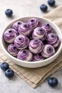 Tasty Blueberry Greek Yogurt Bites for a healthy snack option